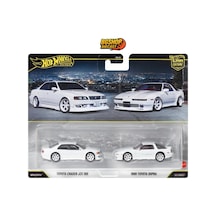 Premium Car Culture Toyota Chaser Jzx100 Ve 1989 Toyota Supra 2'li Set Karışık Renkler Ve Modeller