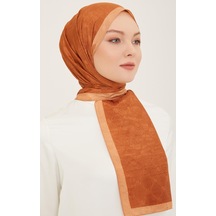 Armine Trend Monogram Şal 2 - 115 - Turuncu Turuncu