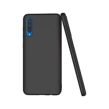 Samsung A50 Uyumlu Darbeye Dayanıklı Silikon Kılıf Siyah