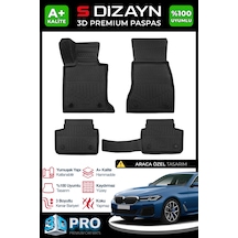 S-dizayn Bmw 5 Serisi G30 3d Pro Havuzlu Paspas 2017-2023 A+ Kalite