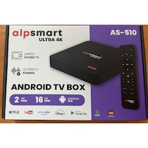 Alpsmart As-510 2gb - 16gb - Sesli Komut - 4k - Android 12 Tv Box