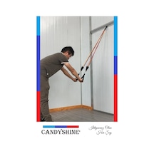 Candyshine 12 Parça Deluxe Profesyonel Lateks Premium Fitness Direnç Lastiği Çok Renkli