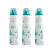Cecile İris Kadın Sprey Deodorant 3 x 150 ML