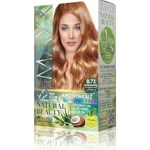 Natural Beauty Amonyaksız Set Saç Boyası 8.73 Altın Karamel