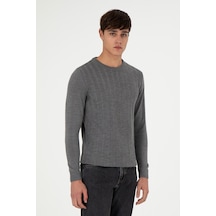 U.s. Polo Assn. Erkek Gri Melanj Kazak /triko 50292865-vr086 Gri Melanj