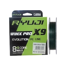 Winx Pro X9 150mt 0.12mm İp Misina Koyu Yeşil