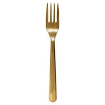 Plastik Çatal Gold 25 Li 18 Cm Altın