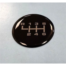 Araç Vites Kolu 3D Sticker 1 Adet