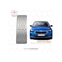 Skoda Scala Krom Ayak Dinlendirme Pedalı - 2019 Ve Üzeri
