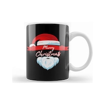 Yılbaşı Yeni Yıl Konseptli Merry Christmas Santa Claus Kupa Bardak Porselen Karışık