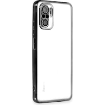 Ankaverse Redmi Note 10 Kılıf Lensli Silikon - Siyah
