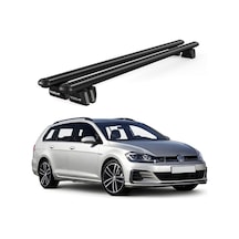 Pençe Volkswagen Golf Alltrack 2015 Ve Sonrası Uyumlu Siyah Ara Atkı Port Bagaj Tavan Barı