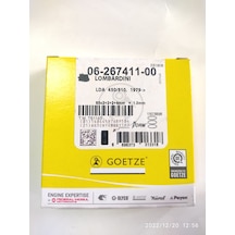 GOETZE Antor/lombardini 3ld450/510-10/12hp Segman/sekman Takımı Komple 1 Mm. Nüral