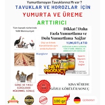 Tavuklar Ve Horozlar İçin Üreme Ve Yumurta Arttırıcı 100 Gr