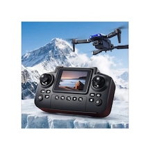 R09-s Drone Kameralı Ekranlı Kumandalı Yedek Bataryalı Quadcopter Hd Kamera App Destek