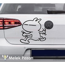 Esprili Sticker, Arabaya Tutunan Zipzip Sticker