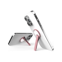Cbtx Cep Telefonu Kickstand Alüminyum Alaşımlı 360 Derece Döner Masaüstü Telefon Standı - Pembe