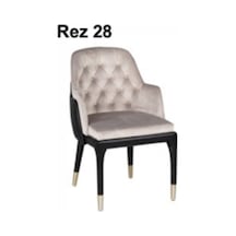 Rez 28 Modern Şık Ergonomik Dayanıklı Konforlu Ahşap Ayaklı Salon Yemek Sandalyesi Modeli Çok Renkli