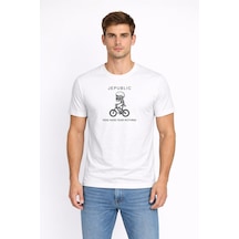 Jepublic Erkek Tişört-j261600 Beyaz