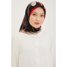 Armine Twill İpek Eşarp 23ya8962 07 Turuncu