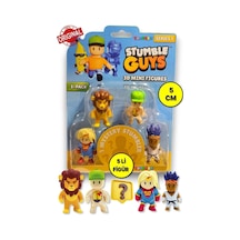 Stumble Guys Seri 1 - 3d Mini 1 İ Sürpriz Olan 5 Li Figür Seti - Super Gal Leonidas