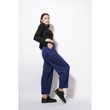 Ckm Moda Derp Modal Şalvar Balon Pantolon Lacivert