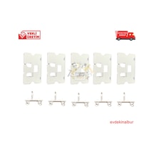Kale İntegra Buton Gövde Çerçevesi panel 5 Li Beyaz