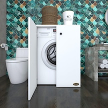 Kenzlife Çamaşır Makinesi Dolabı Kapaklı Tatyana Byz 90*70*60 Ban