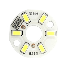 5730 5v 3w 31mm Beyaz Led Modül Aluminyum Pcb 6 Led Lamba Aydınlatma Işık