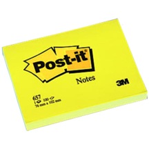 Post-It Yapışkanlı Not Kağıdı 12 Li 100 Yp 76x102 Sarı 657