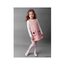 LC Waikiki Alıta Cıty Farkıyla Lcw Kids Pembe Düz Standart & Regular Kız Çocuk Elbise Pembe - 928249896 Pembe