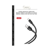 Telefon Aksesuarı Elektronik Ekipman Nb212 2.1a Usb-a To Type-c Kablosu 1metre S24 S23 S22 S21 S20