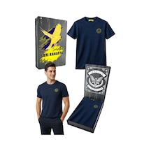 Fenerium Fenerbahçe Erkek Tribün Waffle T-shirt Uv Kutu Lacivert