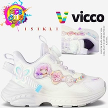 Vicco Bandi Akıllı Bağcıklı Işıklı Ortopedik Çocuk Spor Ayakkabı Lila Vicco Bandi Akıllı Bağcıklı Işıklı Ortopedik Çocuk Spor Ayakkabı Lila