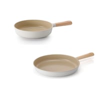 0128 Neof126w/neof128 Fıka Alumınyum 2lı Set 26cm Wok Tava-28cm Dokum Tava