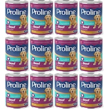 Pro Line Dana Etli Yetişkin Köpek Konservesi 12 x 395 G