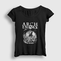 Presmono Kadın Apocalypse Arch Enemy T-shirt Siyah