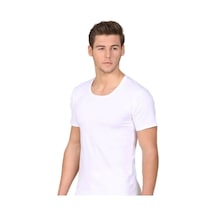 Berrak Erkek Beyaz 6'lı Paket Fanila Pamuklu 1002 001