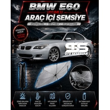 Bmw E60 Araç Ön Cam Güneşliği Katlanabilir Şemsiye Oto Güneşlik Uv Korumalı Gölgelik Araba Oto Şemsiyesi