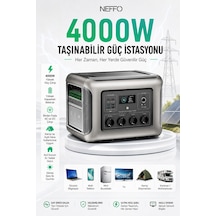 4000 Watt Taşınabilir Güç İstasyonu Ve Güç Kaynağı