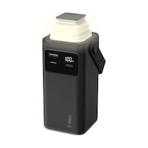 Recharger Extreme Lcd 20.000mah Pd 20w Usb-c Ve Lightning Dahili Kablolu Led Fenerli 2bb238 Siyah