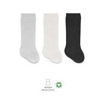Melonika Bistyle Derby Dizaltı Çorap 3'lü Bs40101 Ekru Gri Siyah Çok Renkli Melonika Bistyle Derby Dizaltı Çorap 3'lü Bs40101 Ekru Gri Siyah Çok Renkli