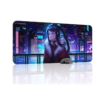 Va-11 Hall-a Kaymaz Dikişli Kauçuk Oyuncu Mousepad V2 - 90x40 Xxl Gaming Mouse Pad Fare Altlığı