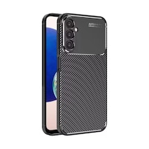 Newface Samsung Galaxy A05s Kılıf Auto Focus Karbon Kapak - Siyah