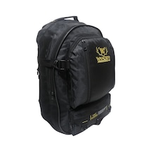 571 Collections Meschaın Wander 50 Lt Su Geçirmez Kumaş Trekking Yarı Dağcı Seyahat Avcı Kampcı Bisiklet Yürüyüş Körüksüz Sırt Çanta Siyah Açık Altın
