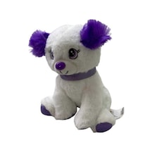 Sevimli Peluş Renkli Köpek 20 Cm Uyku Arkadaşı Hediyelik Mor