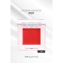 Parlak Jel Dokulu Tekli Göz Farı Modern Shadow Pot 204 Apple Peak 204 Apple Peak Diğer