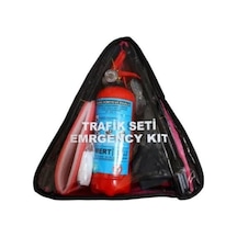Araç Için Tüv Türk Uyumlu Yangın Tüplü Trafik Seti Emergency Kit