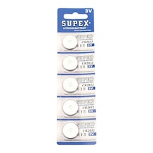 Cr2032 2032 Boy Lityum Düğme Pil, 3 Volt, 5 Li Kart
