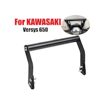 Dinosaurs Siyah, Kawasaki Versys650 Alien 650 Modifiye Navigasyon Braketi Sürüş Kaydedici Cep Telefonu Braketi İçin Uygundur Gosterildigi Gibi